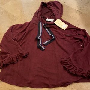 NWT super soft vintage Havana shirt w hood